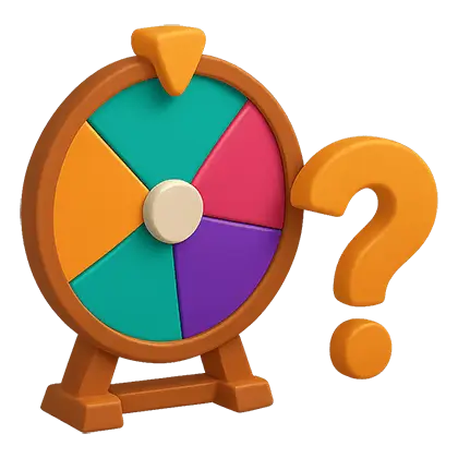 Spin the wheel FAQ illustration Spin the wheel FAQ illustration